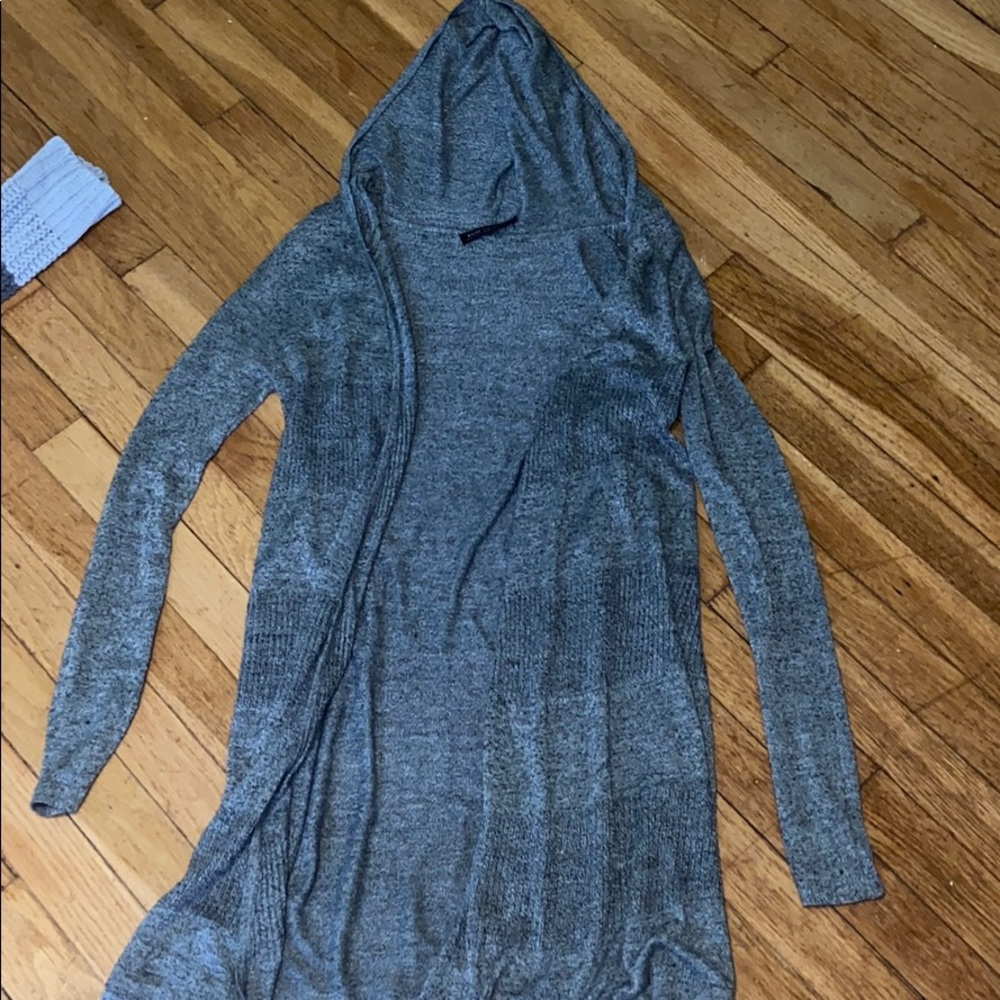 FINAL SALE! Long  hooded sweater